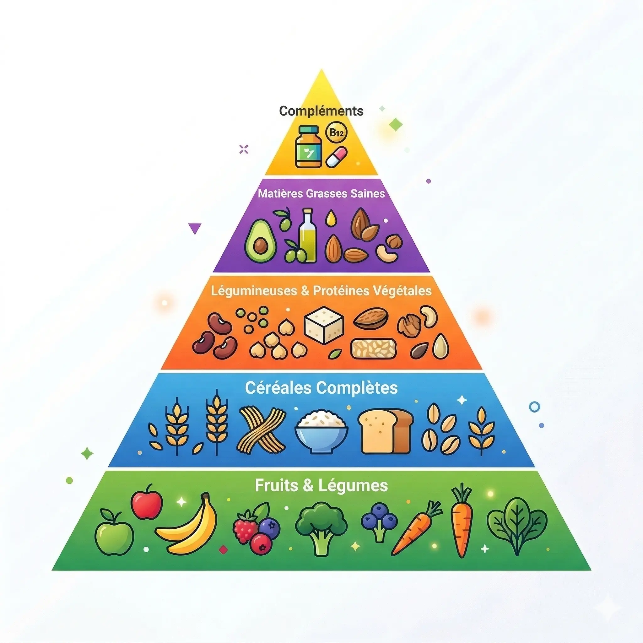 L'Assiette de Référence Végétarienne : Pyramide de Santé